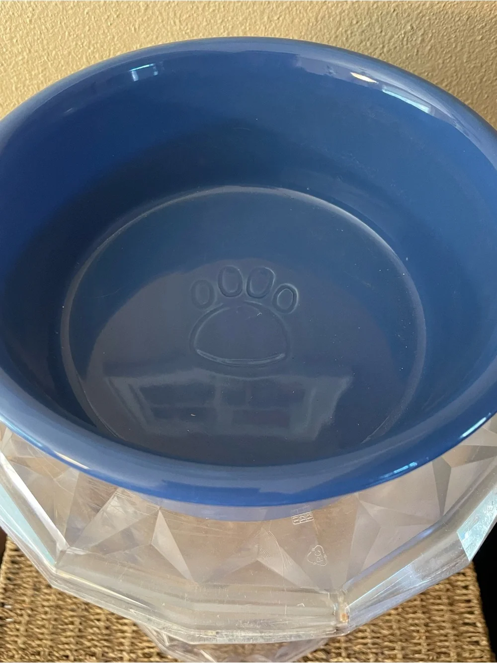 BIG Stoneware Dog Feeding Bowl